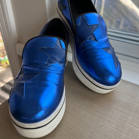 Stella McCartney Binx Metallic Star Sneaker Loafer - Picture 4 of 8